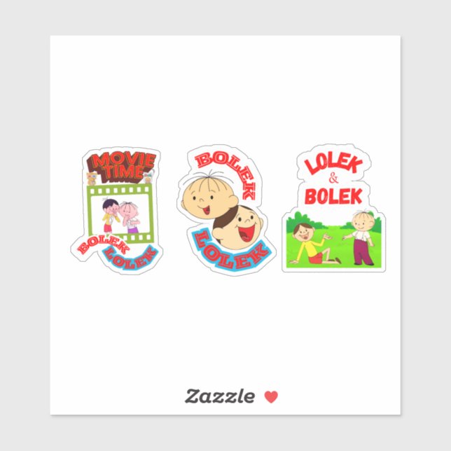 PEGATINA BOLEK Y LOLEK (Hoja)