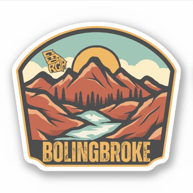 Pegatina Bolingbroke, Georgia (Anverso)