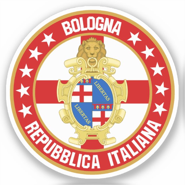 Pegatina Bolonia (Anverso)