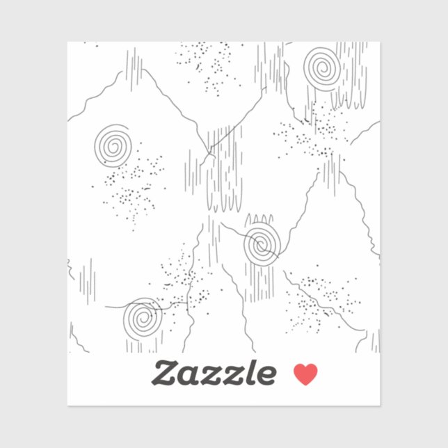 Pegatina Bolsas de regalo personalizadas divertidas para pe (Hoja)