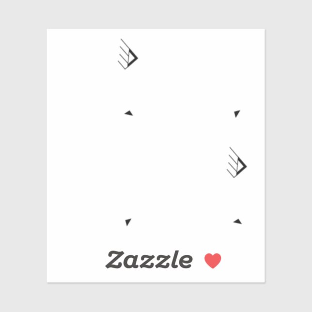 Pegatina Bolsas de regalo personalizadas divertidas para pe (Hoja)