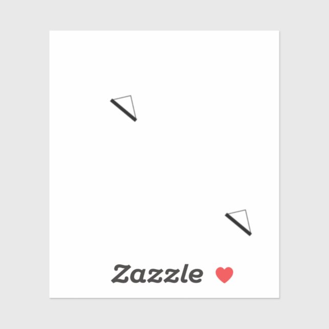 Pegatina Bolsas de regalo personalizadas divertidas para pe (Hoja)