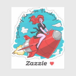 Pegatina Bomba de amor