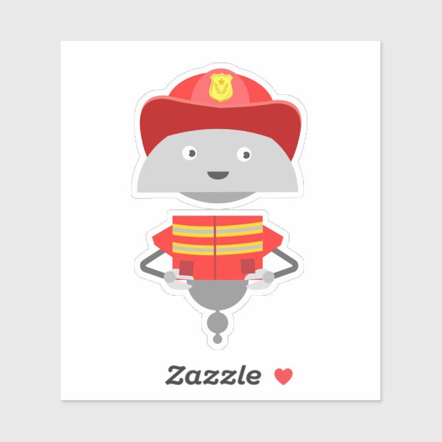 Pegatina Bombero de Mia (Hoja)