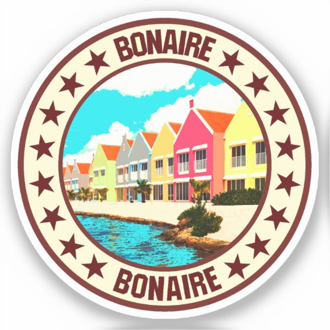 Pegatina Bonaire (Anverso)