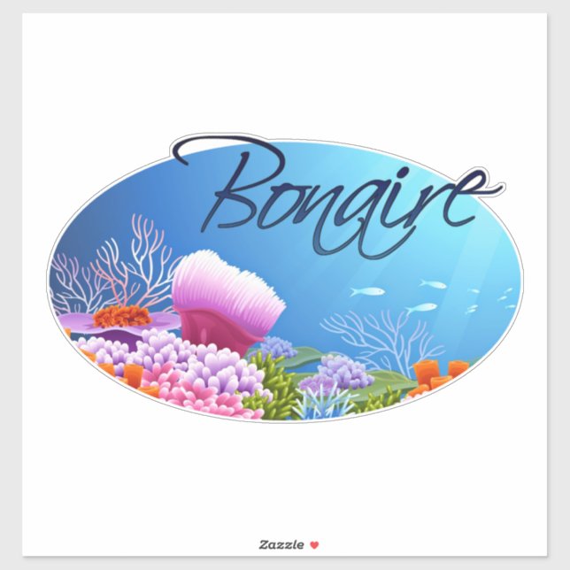 Pegatina Bonaire decal (Hoja)