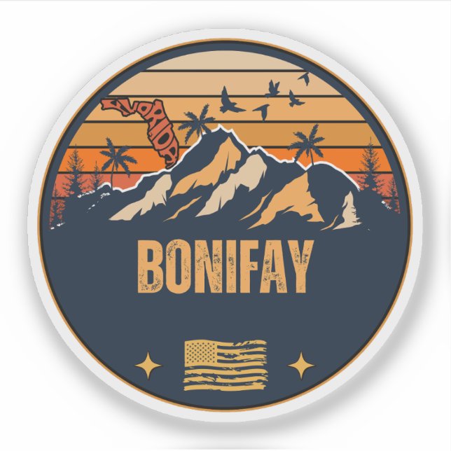 Pegatina Bonifay, Florida  (Anverso)