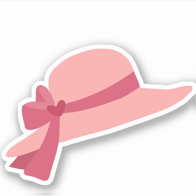 Pegatina bonito gorra de playa (Anverso)