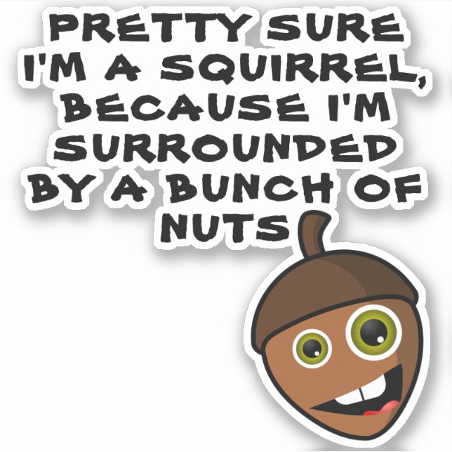 Pegatina BONITO SEGURO QUE SOY UN CUCHILLO - loco (Anverso)