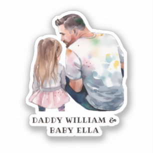 Pegatina Bono padre y hija (5)