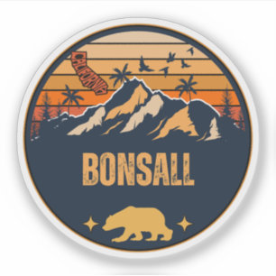 Pegatina Bonsall, California
