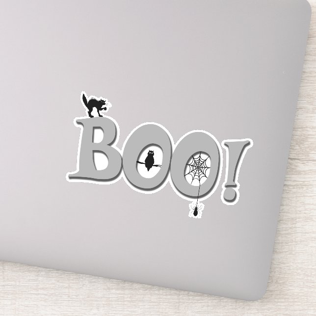 Pegatina ¡Boo! (Detalle)