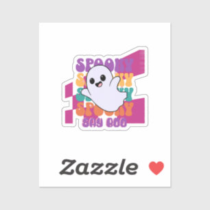 Pegatina Boo Espeluznante