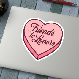 Pegatina Bookish Candy heart - Amigos de los amantes