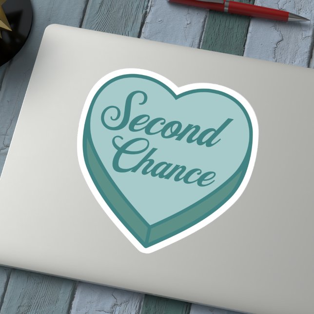 Pegatina Bookish Candy heart - Second Chance (Subido por el creador)