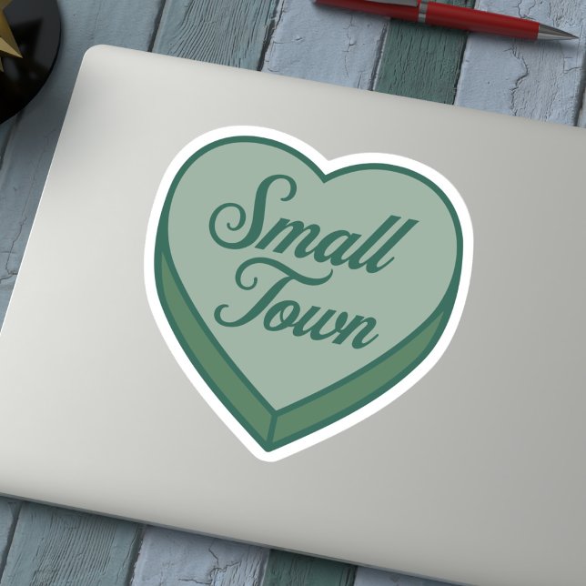 Pegatina Bookish Candy heart - Small Town (Subido por el creador)