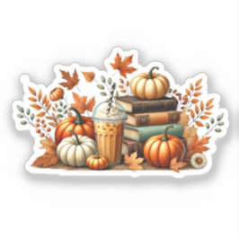Pegatina Bookish Fall