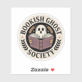 Pegatina Bookish Ghost Society - Cosy Spooky Badge