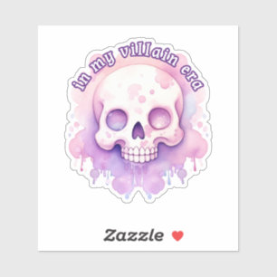 Pegatina Bookish Villain Era