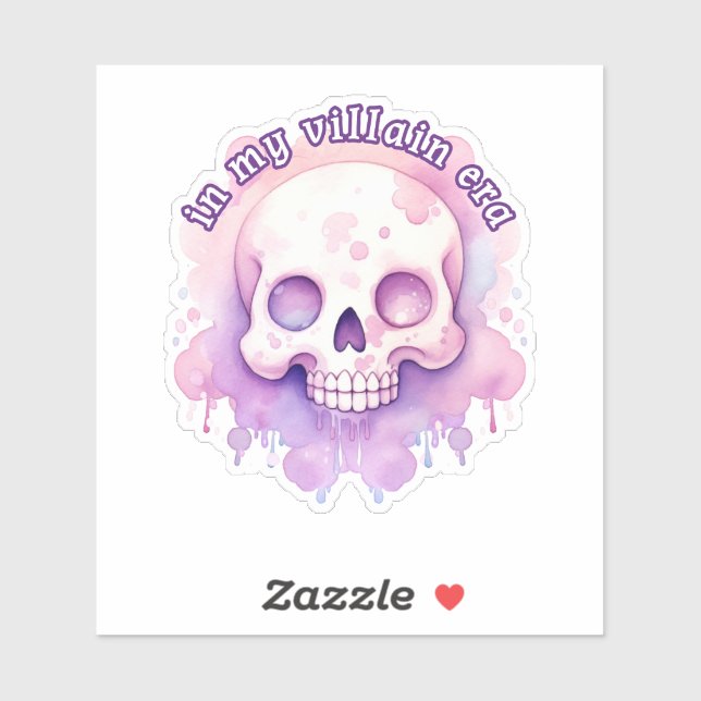 Pegatina Bookish Villain Era