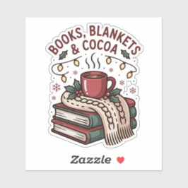 Pegatina Books, Blankets & Cocoa Cozy Holiday