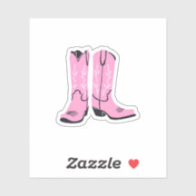 Boots de niña de vaca rosa