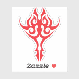 Pegatina Borde Floral Ornamental Clásico Diseño Elegante