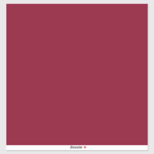 Pegatina Borgoña (color sólido)
