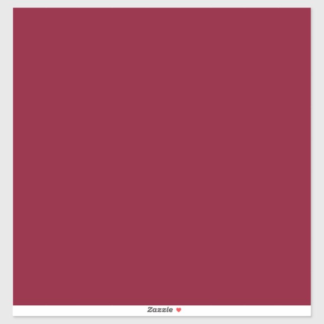 Pegatina Borgoña (color sólido) (Hoja)