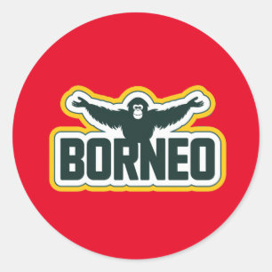 Pegatina Borneo