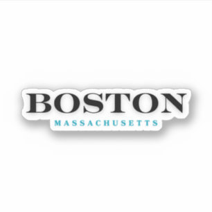 Pegatina Boston Massachusetts