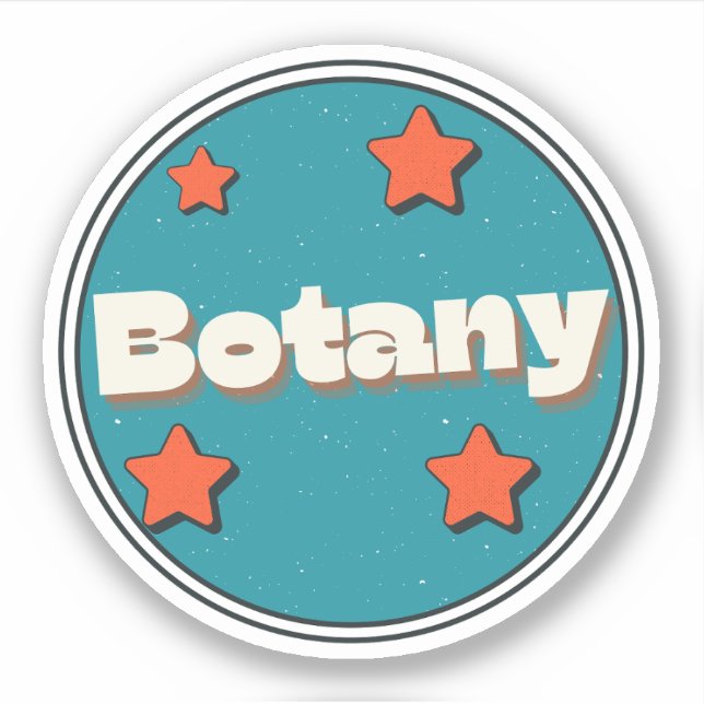 Pegatina Botánica (Anverso)