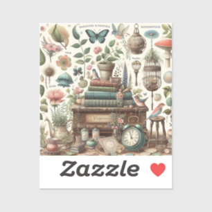 Pegatina Botánico Tranquilidad