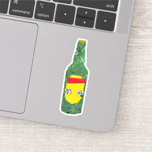 Pegatina Botella de cerveza