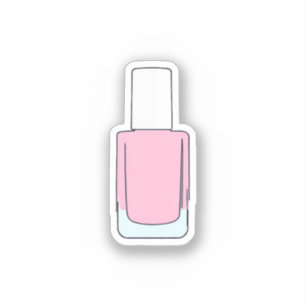 Pegatina Botella de esmalte de uñas