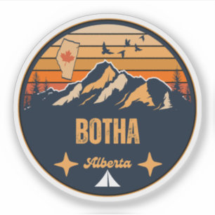 Pegatina Botha, Alberta