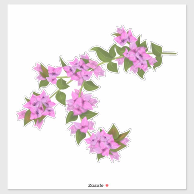 Pegatina Bougainvillea decal (Hoja)