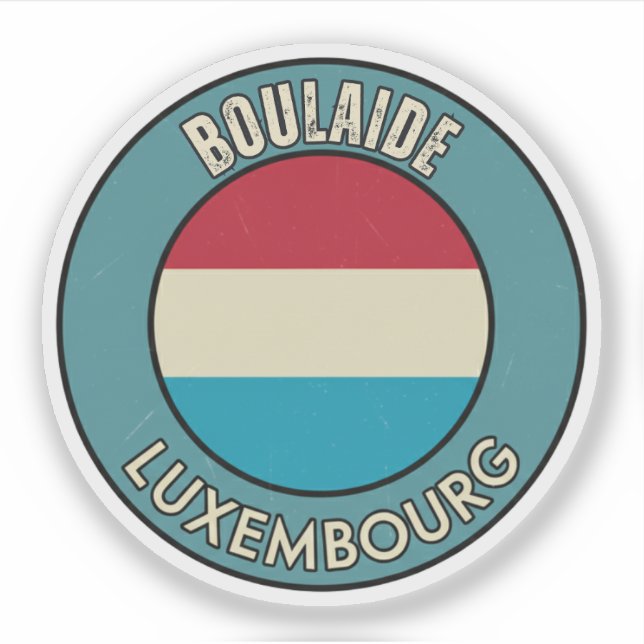 Pegatina Boulaide, Luxemburgo (Anverso)