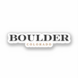 Pegatina Boulder Colorado