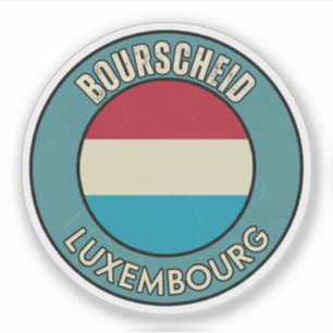 Pegatina Bourscheid, Luxemburgo