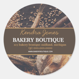 Pegatina Boutique de Label Bakery personalizado
