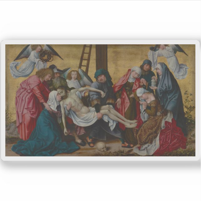 Pegatina Bouts diericos - La Deposición (Anverso)