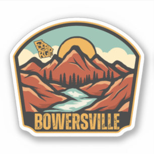 Pegatina Bowersville, Georgia
