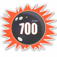 Bowling serie 700, boliche con rojo, vinil