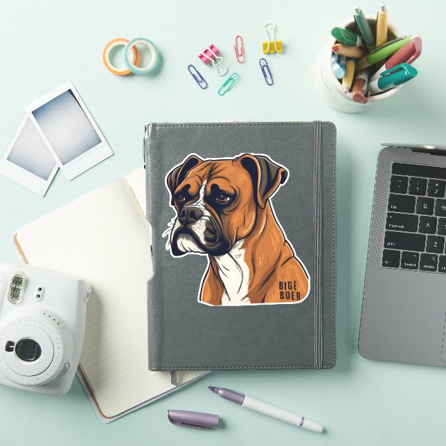 Pegatina Boxer Bark Diseña diseños gráficos punquíticos (Funda para iPad)
