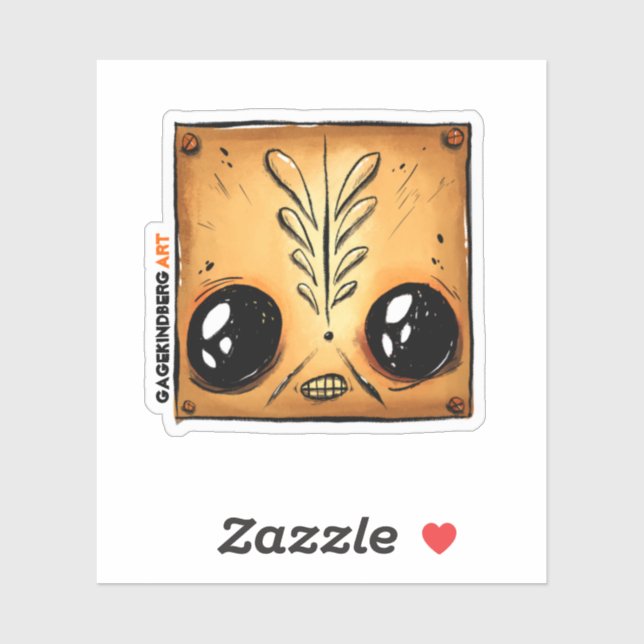 pegatina "BOXHEAD" (Hoja)