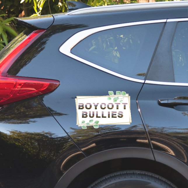 Pegatina Boycott Bullies Sticker 2 (Lado del coche)