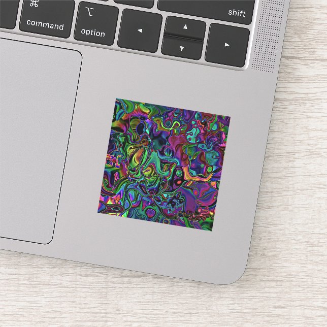 Pegatina Brain Melt (Detalle)