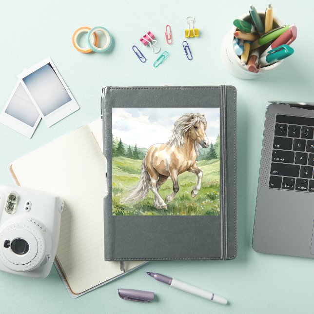 Pegatina Brana Pinto Palomino Icelandic Watercolor (Funda para iPad)