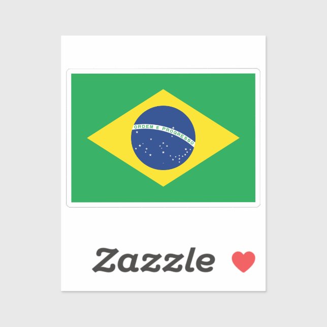 Pegatina Brasil (Hoja)